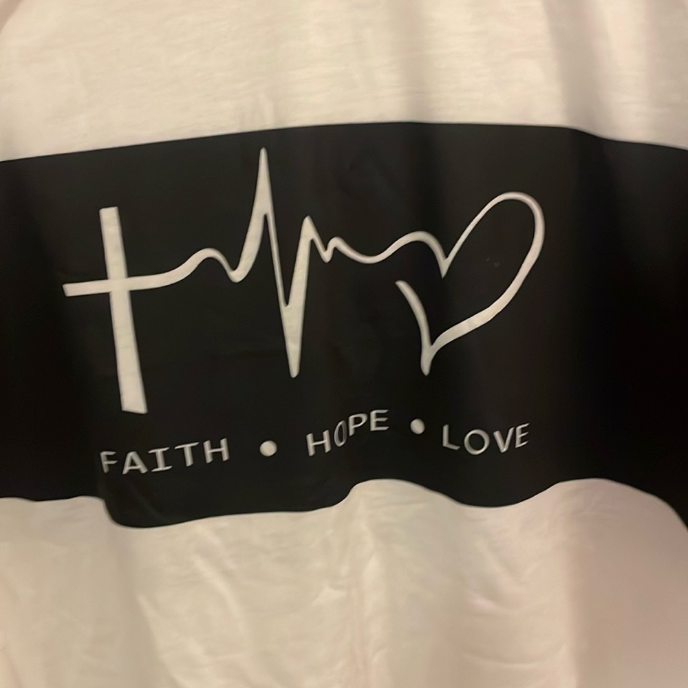Faith, hope and Love hoodie